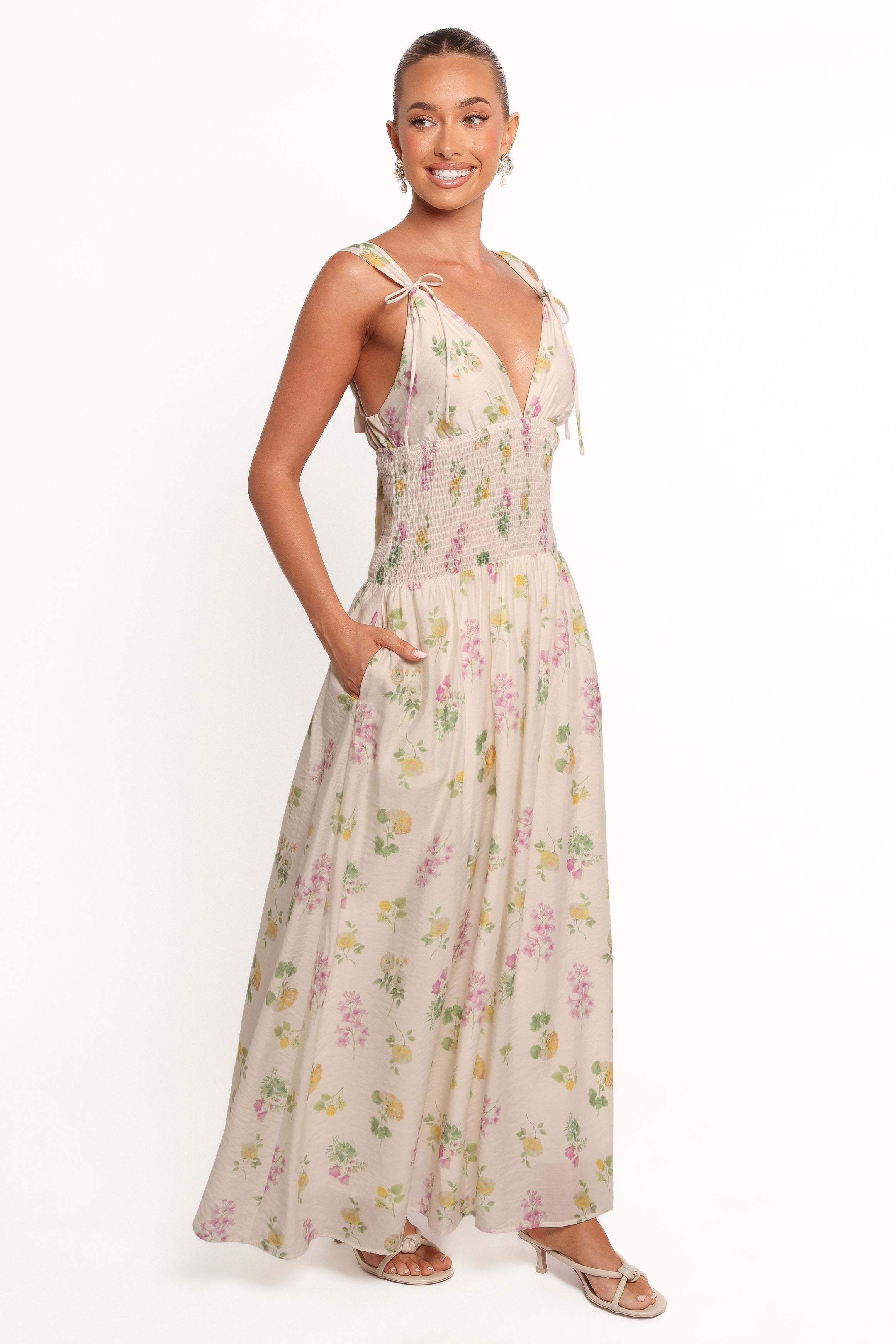 Reverie Maxi Dress - Purple Ditsy Floral - XL - Image 37