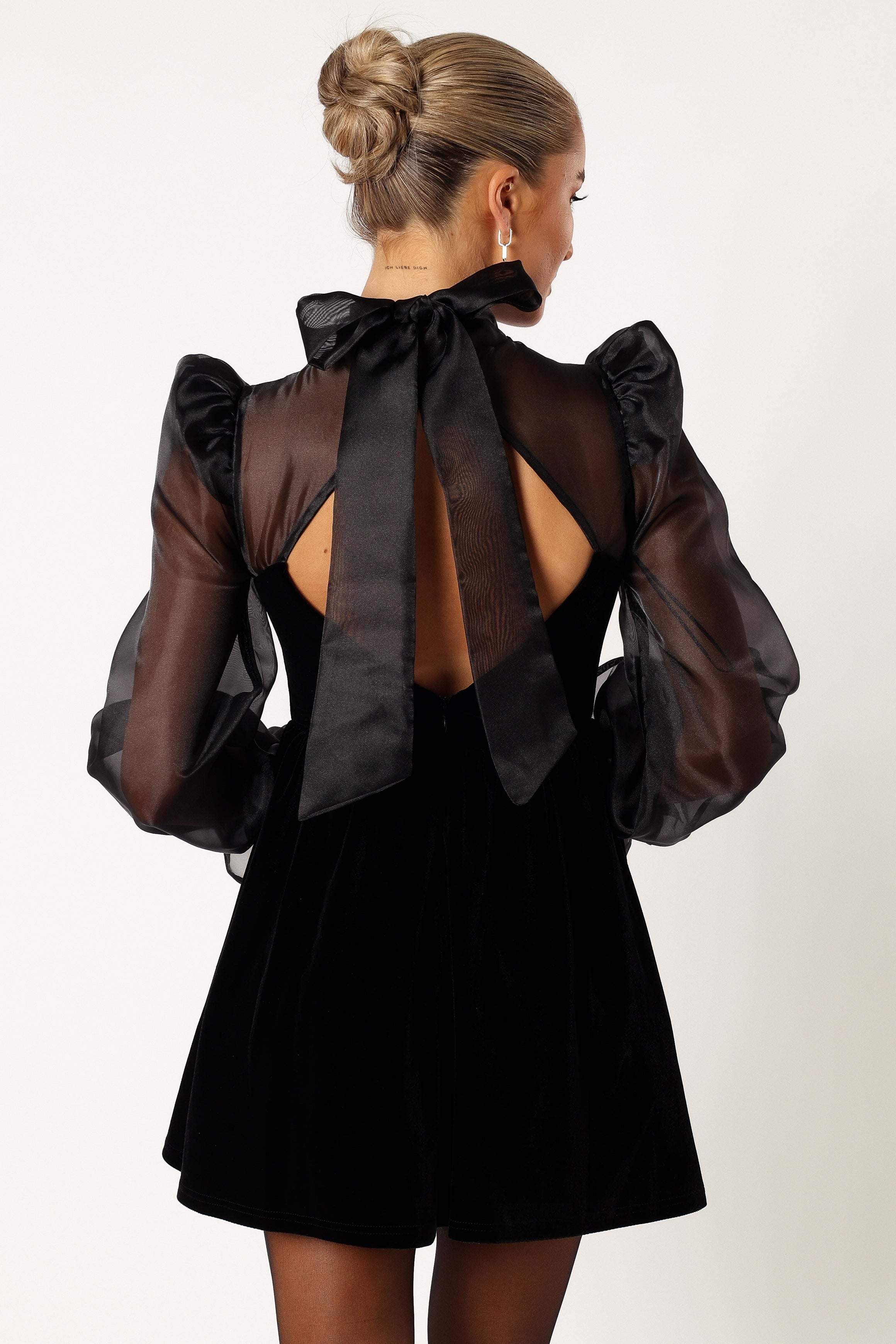 Blaire Longsleeve Mini Dress - Black - XL - Image 83